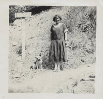 Unknown woman in Monrovia Canyon